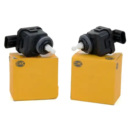 2x HELLA Stellmotor Scheinwerfer Leuchtweitenregulierung OPEL ASTRA G 6207044