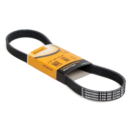 Conti CONTITECH Keilrippenriemen 6PK905EXTRA f&uuml;r CITROEN MINI PEUGEOT 1.4 + 1.6
