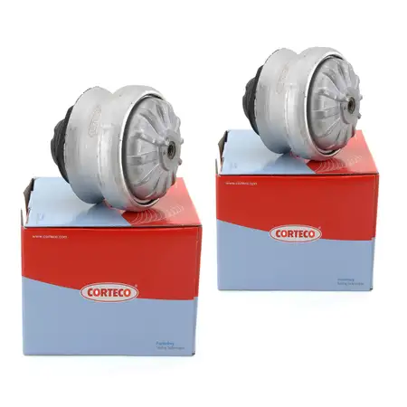 2x CORTECO Motorlager Hydrolager MERCEDES 190 W201 W124 vorne 1242401717