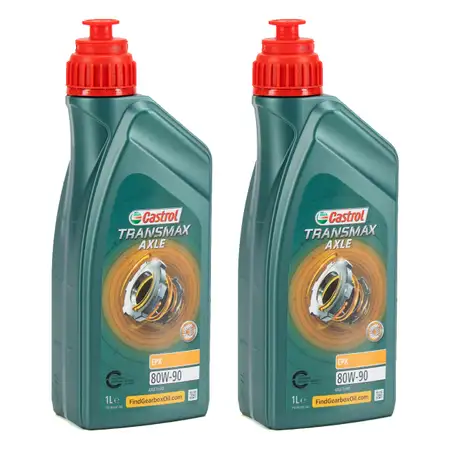 CASTROL Hochdruck-Getriebe&ouml;l Achsgetriebe&ouml;l AXLE EPX 80W-90 - 2L 2 Liter