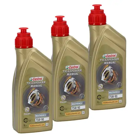 CASTROL Getriebe&ouml;l Schaltgetriebe&ouml;l SYNTRANS MULTIVEHICLE 75W-90 - 3L 3 Liter