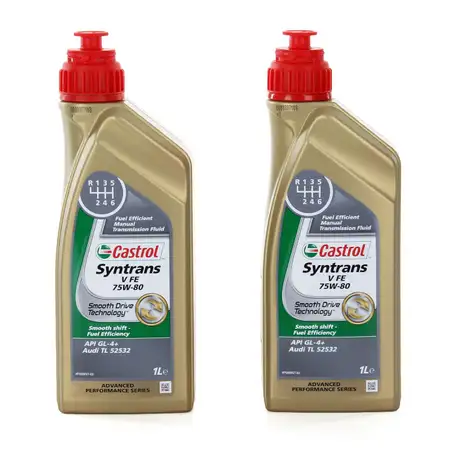 CASTROL Getriebe&ouml;l Schaltgetriebe&ouml;l SYNTRANS V FE 75W-80 - 2L 2 Liter