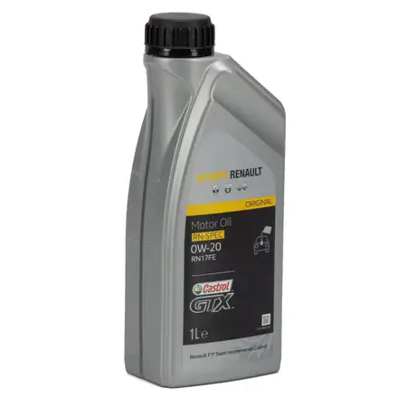 CASTROL Motor&ouml;l &Ouml;l GTX RN-SPEC 0W-20 0W20 f&uuml;r Renault RN17FE - 1L 1 Liter