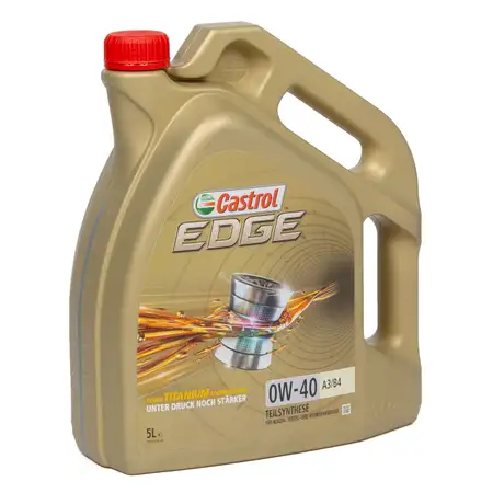 CASTROL EDGE Motor&ouml;l &Ouml;L TITANIUM 0W-40 0W40 A3/B4 Ford WSS-M2C937-A - 5L 5 Liter