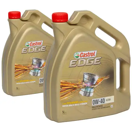 CASTROL EDGE Motor&ouml;l &Ouml;L TITANIUM 0W-40 0W40 A3/B4 Ford WSS-M2C937-A - 10 Liter