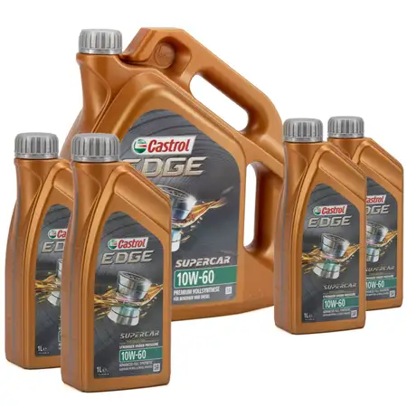 CASTROL EDGE Motor&ouml;l &Ouml;L SUPERCAR TITANIUM 10W60 A3/B3 A3/B4 SN/CF - 9L 9 Liter