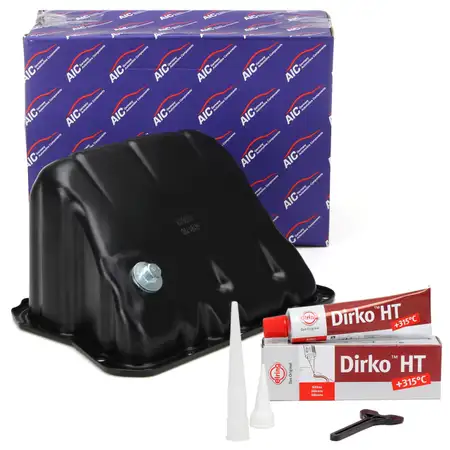 AIC &Ouml;lwanne + Ablassschraube + ELRING DIRKO HT SMART 450 451 452 0.6 0.7 0.8 CDI