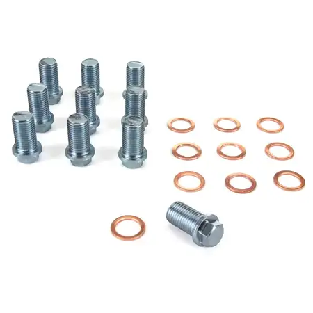 10x &Ouml;lablassschraube + Dichtring f&uuml;r CHRYSLER JEEP MERCEDES-BENZ