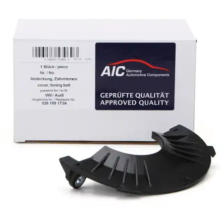 AIC Abdeckung Zahnriemen AUDI 80 100 SEAT Ibiza 2 VW Golf 3 Polo Vento 1.6 1.8 oben innen