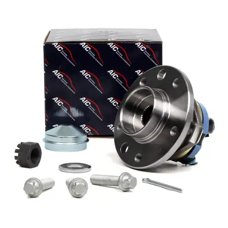 AIC Radnabe Radlager + Kappe OPEL Astra G Zafira A 5-Loch mit ABS vorne