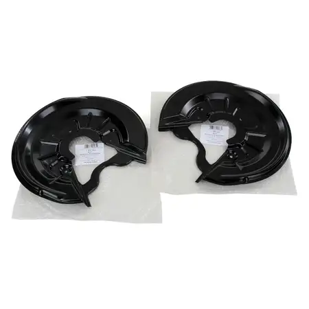 2x Abdeckblech Ankerblech f&uuml;r AUDI A3 8P SEAT SKODA VW GOLF 5 6 TOURAN hinten