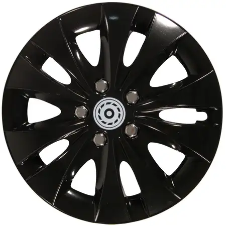 ALBRECHT Radkappe Radblende STORM SCHWARZ BLACK 15 Zoll (1ST.)