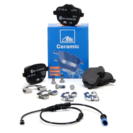 ATE CERAMIC Bremsbel&auml;ge + Warnkontaktkabel BMW X3 G01 + X4 G02 hinten