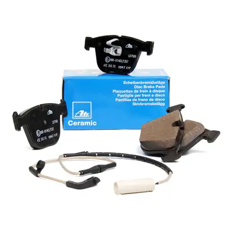 ATE CERAMIC Bremsbel&auml;ge + Wako f&uuml;r BMW 7er E65 E66 E67 740-760i 730-745d hinten
