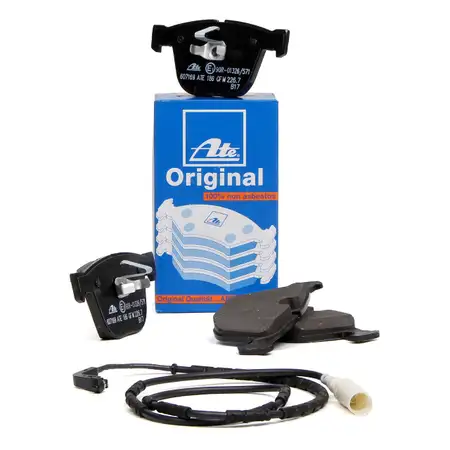 ATE Bremsbel&auml;ge + Warnkontakt f&uuml;r BMW 1er E81 Coupe 1M 3er E90 E92 E93 M3 hinten