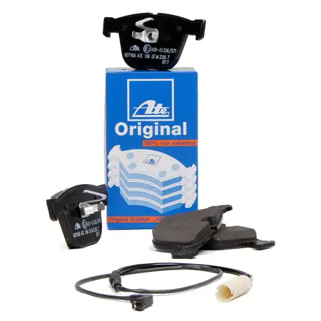 ATE Bremsbel&auml;ge + Warnkontaktkabel f&uuml;r BMW 5er E61 TOURING 545i 550i 535d hinten