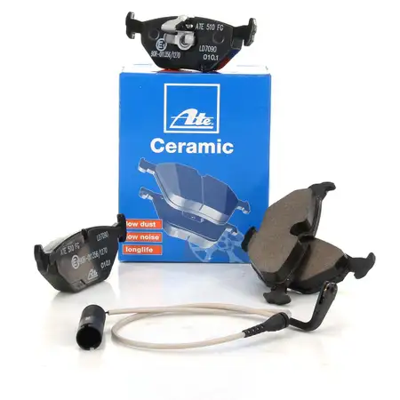 ATE Ceramic Bremsbel&auml;ge + Sensor BMW 5er E39 LIMOUSINE 520-540i 520-530d hinten
