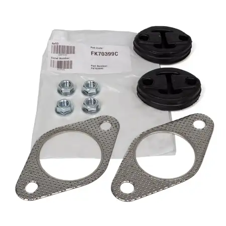 Montagesatz f&uuml;r Hosenrohr Abgasrohr FORD MONDEO 3 1.8/2.0 16V 1.8 SCi 110-146 PS