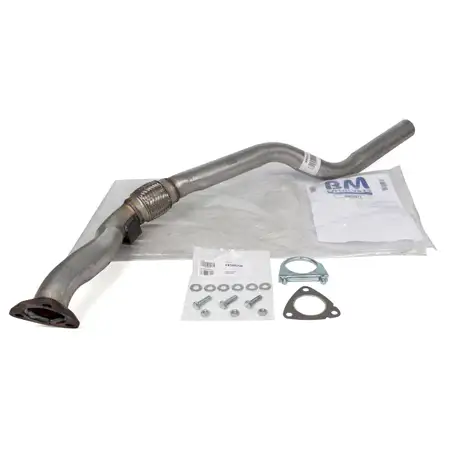 Abgasrohr + Montagesatz f&uuml;r AUDI A4 A6 SKODA SUPERB VW PASSAT 3B 1.8 T 2.0 vorne
