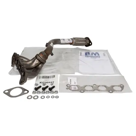 Abgasrohr + Montagesatz FORD FOCUS I 1.4 / 1.6 16V 75/100 PS bis 09.2004 vorne
