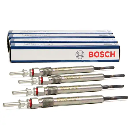 4x BOSCH Gl&uuml;hkerze GLP257 DURATERM BMW 1er F20 F21 2er F45 F46 X1 F48 14d 16d
