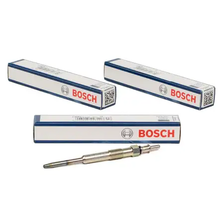 3x BOSCH GLP229 Gl&uuml;hkerze DURATERM SMART CABRIO CITY-COUPE FORTWO 450 451 0.8CDI