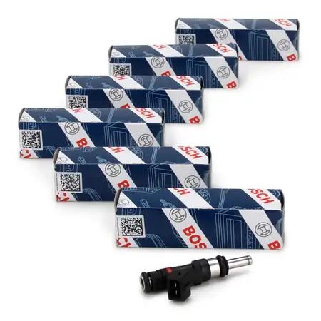 6x BOSCH 0280158123 Einspritzventil PORSCHE 911 (997) 3.6 Turbo + GT2 + GT2 RS