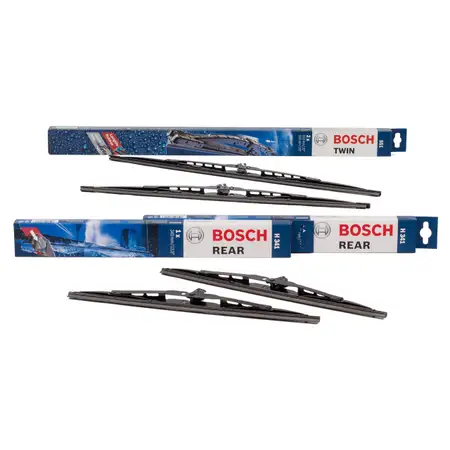 BOSCH Scheibenwischer Wischerbl&auml;tter Set 551 + 2x H341 f&uuml;r FORD TRANSIT CONNECT