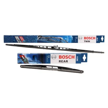 BOSCH Scheibenwischer Wischerbl&auml;tter Set 651U + H300 CITROEN C1 f&uuml;r PEUGEOT 107