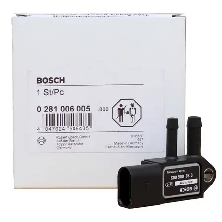 BOSCH Abgasdrucksensor Differenzdruck Geber Sensor 0281006005 AUDI SEAT VW TDI