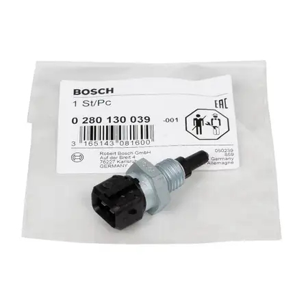 BOSCH 0280130039 Temperaturgeber Ansaugluft AUDI 100 C3 2.5 TDI BMW 3er E30 E36 VW Golf 3