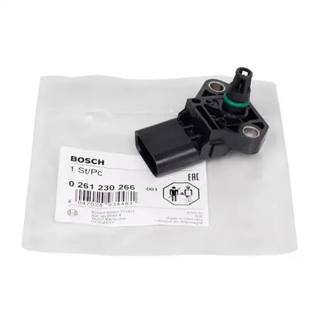 BOSCH 0261230266 Sensor Ladedruck AUDI A1 A3 A4 A6 SEAT LEON SKODA VW GOLF V VI