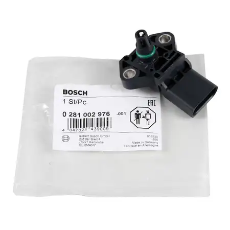BOSCH 0281002976 Ladedrucksensor AUDI A3 A4 PORSCHE SEAT SKODA VW GOLF VI VII
