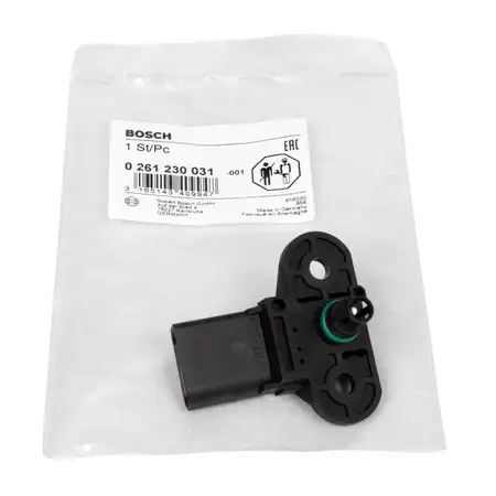 BOSCH Sensor Saugrohrdruck 0261230031 AUDI A3 8P SEAT SKODA VW GOLF 4 5 6 POLO