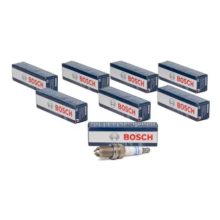 8x BOSCH Z&uuml;ndkerze Set PLATINUM FGR7DQP+ 0242236562 BMW E36 E46 E39 E38 Z3 Z4
