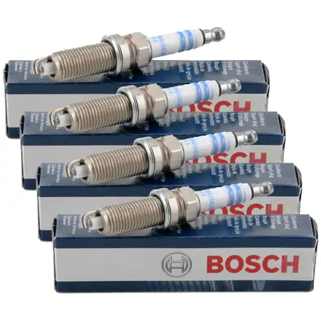4x BOSCH 0242129510 Z&uuml;ndkerze VR8SC+ f&uuml;r CITROEN DACIA NISSAN PEUGEOT RENAULT