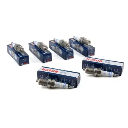 6x BOSCH Z&uuml;ndkerze Set NICKEL FR7DC+ 7955 +8 0242235666
