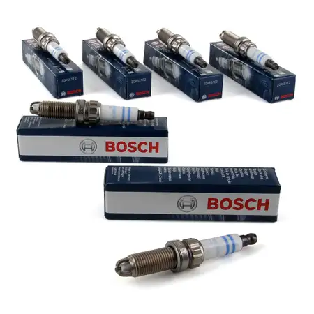6x BOSCH Z&uuml;ndkerze Set Super ZGR6STE2 0242140507 f&uuml;r BMW OE-Nr 12120037244