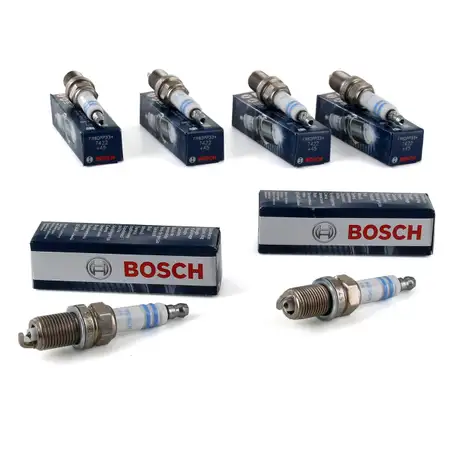6x BOSCH Z&uuml;ndkerze Set Super Plus FR8DPP33+ 0242230500 Mercedes W202 W203 C219