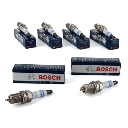 6x BOSCH Z&uuml;ndkerze Set Super Plus FR7KPP33U+ 0242236544 Mercedes W203 W202 C208