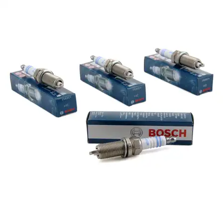 4x BOSCH Z&uuml;ndkerze Set Super Plus FR8SE0 0242229797 Berlingo C2 C3 C4 C5 Xsara
