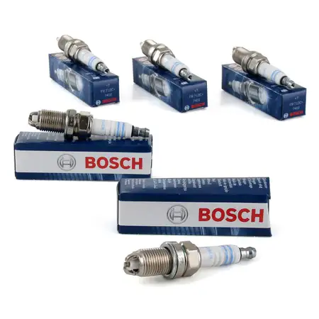 5x BOSCH Z&uuml;ndkerze Set Super Plus FR7LDC+ 0242235668 VAG 101000051AA