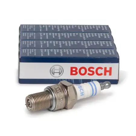 4x BOSCH 0242229656 WR8DC+ Z&uuml;ndkerze PORSCHE 928 4.5 AUDI BMW VW MB OPEL FORD