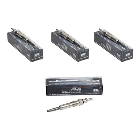 4x BERU GN018 Gl&uuml;hkerze f&uuml;r DACIA MITSUBISHI NISSAN OPEL RENAULT SUZUKI VOLVO