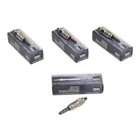 4x BERU Gl&uuml;hkerze Set GN857 0100226173 f&uuml;r Audi Seat Skoda VW N10213001