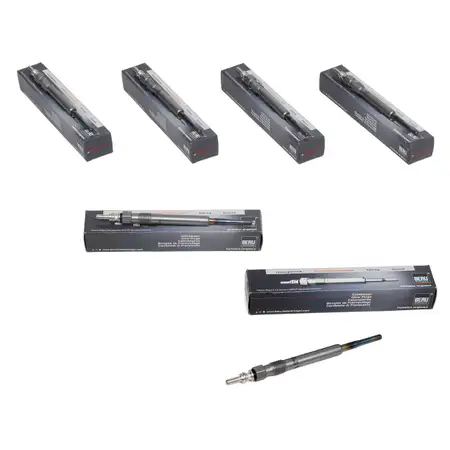 6x BERU Gl&uuml;hkerze Set GN008 0100226338 Audi A4 A6 VW Passat Skoda Superb 2.5 TDI