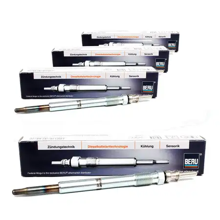 4x BERU Gl&uuml;hkerze GN033 f&uuml;r Opel Astra G Omega B Signum Vectra B C Zafira A