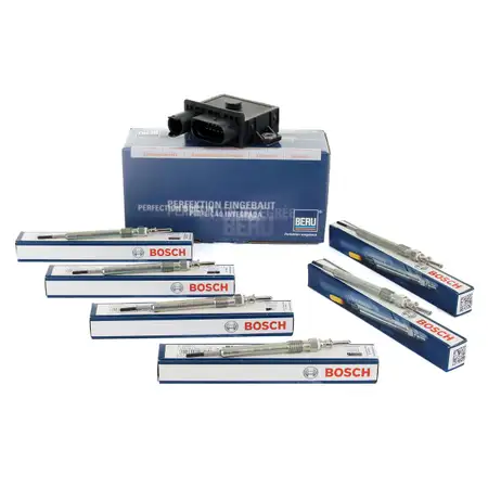 BERU Steuerger&auml;t Gl&uuml;hzeit GSE108 + 6x BOSCH Gl&uuml;hkerze 0250603006 BMW 6-Zylinder