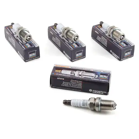 4x BERU Z&uuml;ndkerze Set Ultra Z204 0002340117 14FGR-8CTU Renault Laguna I Volvo