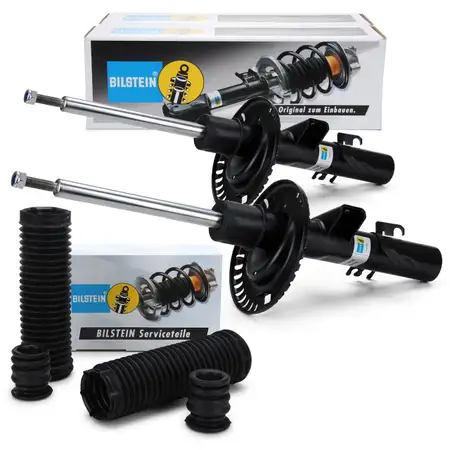 2x BILSTEIN B4 22-193032 Sto&szlig;d&auml;mpfer + B1 11-268253 Dreckschutz f&uuml;r VW T5 vorne